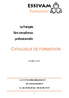 Catalogue de formation Qualiopi